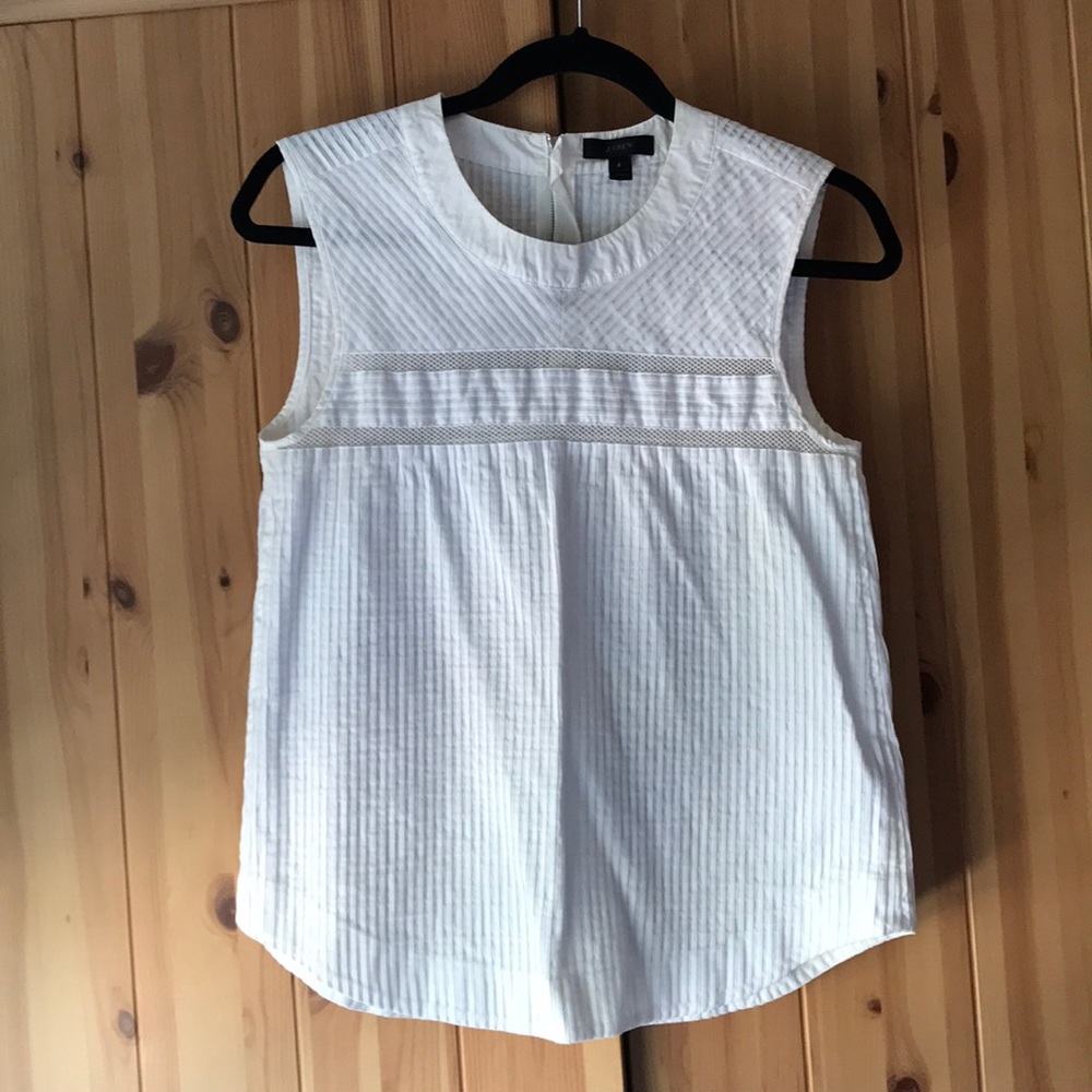 J Crew Pleated Blouse